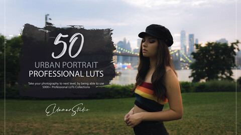 50 Urban Portrait LUTs and Presets Pack