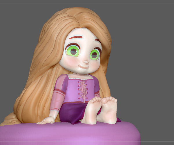 baby princess rapunzel