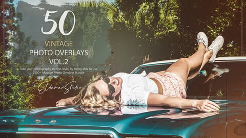 50 Vintage Photo Overlays - Vol. 2