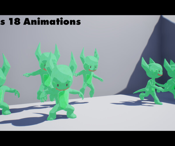 ArtStation - Low Poly Creatures Pack 1 | Game Assets