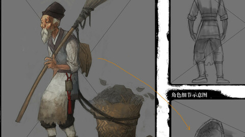 Low poly 3D characters - city health administrator