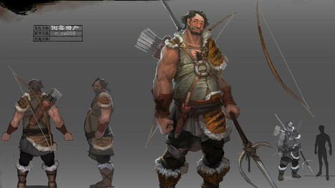 Low poly 3D characters - Unlucky Orion