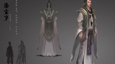 Low poly 3D characters - Polyester dust