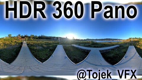 HDR 360 Panorama - Big Bear Lake CA - 105 The docks at Big Bear Frontier