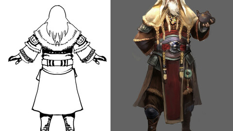 Low poly 3D characters-Union administrator