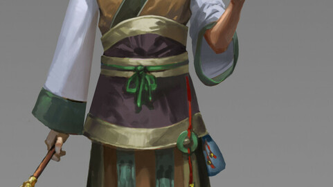 Low poly 3D characters-auctionary