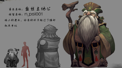 Low poly 3D characters-Pan silk land public