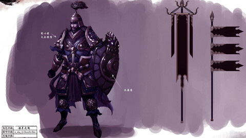 Low poly 3D characters - Soul of the Standard