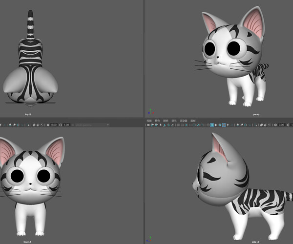 ArtStation - chi's sweet home Cheese cat 甜甜私房猫 チーズスイート
