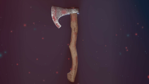 Axe in blood