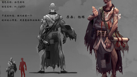 Low poly 3D characters