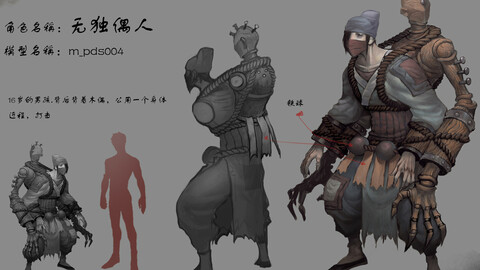 Low poly 3D characters - no one