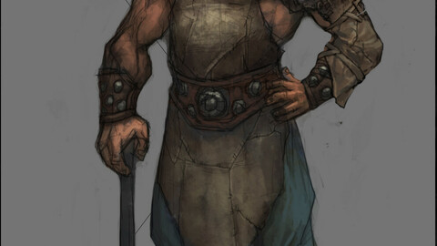 Low poly 3D characters - Weapon businessman