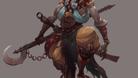 Low poly 3D characters - Patrol Demon