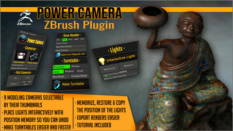 Power Camera ZBrush Plugin