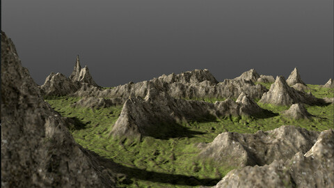 Game level landscape Kameron