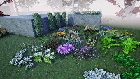 Simplified foliage mega pack