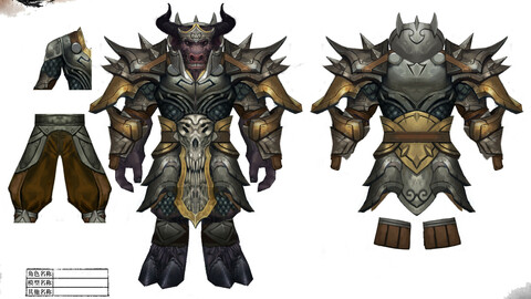 Armor Set - Cowman 06