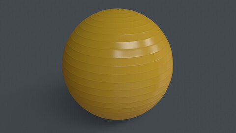 PBR Yoga Ball - Yellow