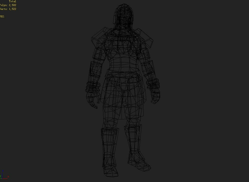 ArtStation Light Armor Set Male 01 Game Assets