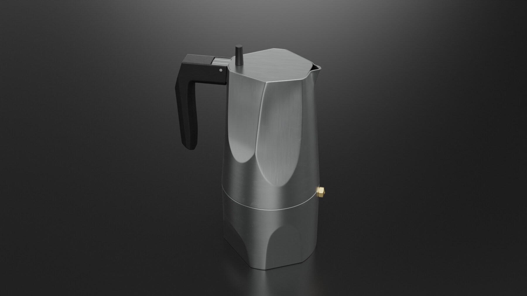 Alessi - 3 Cup Ossidiana Espresso Coffee Maker