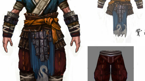 Light Armor Set - Men 06