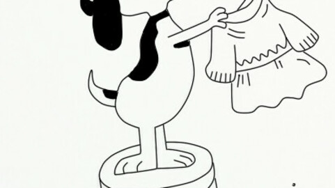 Dibujo de Snoopy.