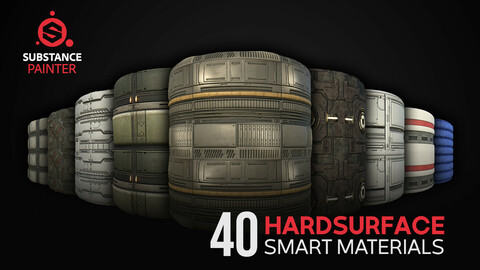 40 Sci-fi Hardsurface Smart Materials