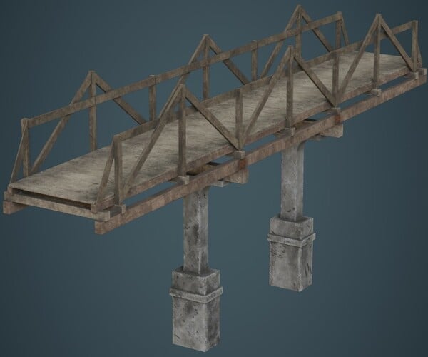 ArtStation - Plank Bridge 3B | Game Assets