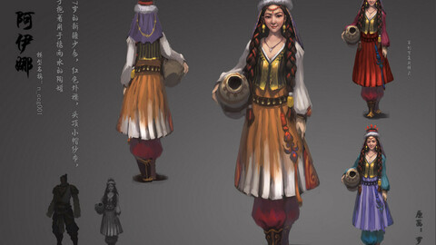 Low poly 3D Women - Ainina