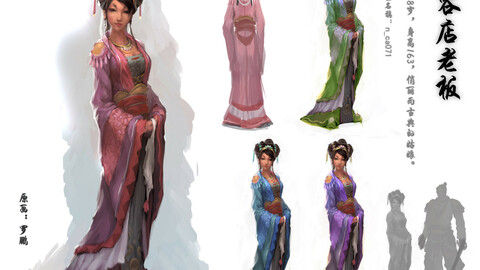 Low poly 3D Women - Beauty Shop Owner