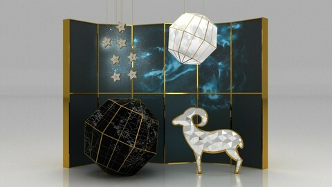 Eid Al Adha Shop Window Decoration