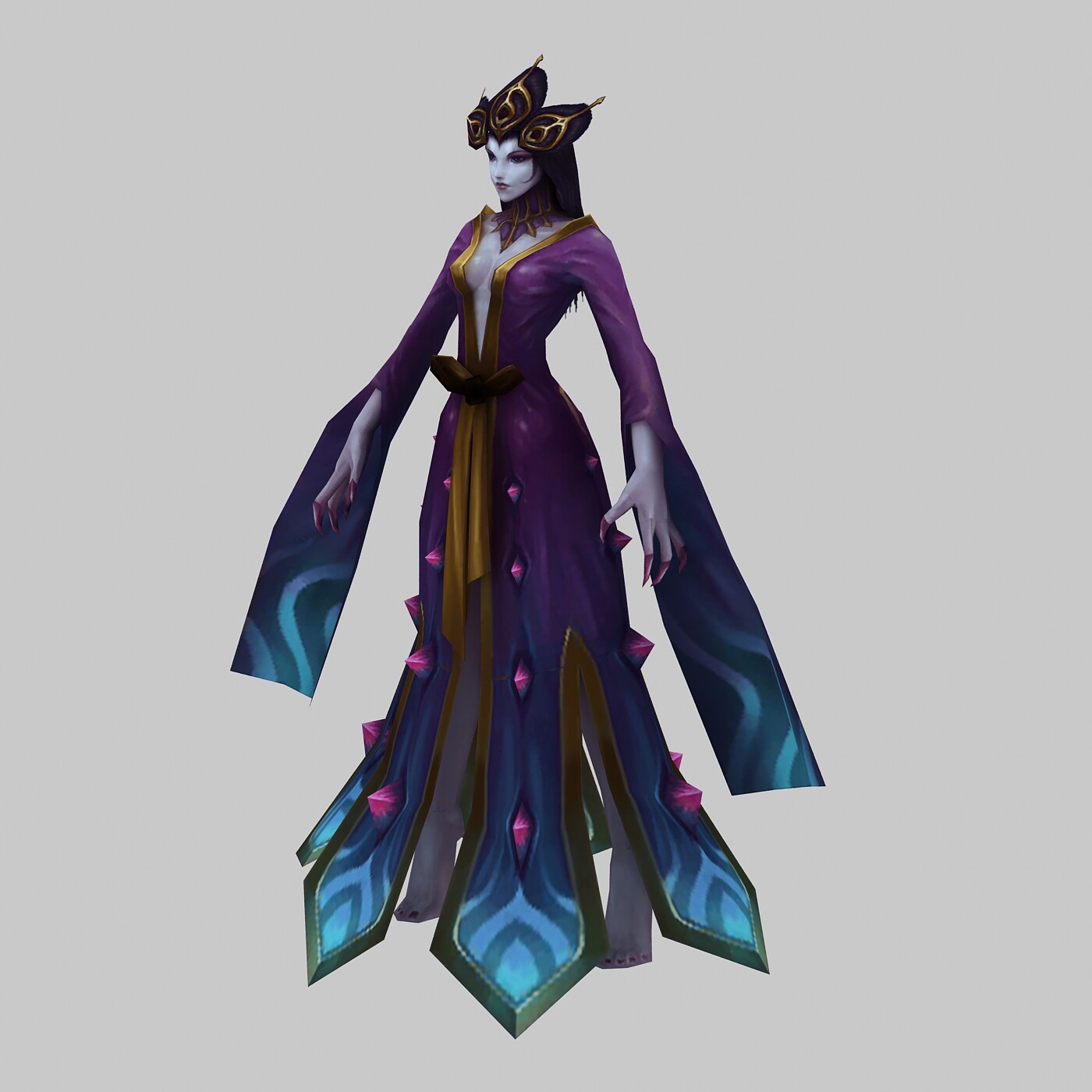 ArtStation - Low poly 3D Women - Spider Witch | Game Assets