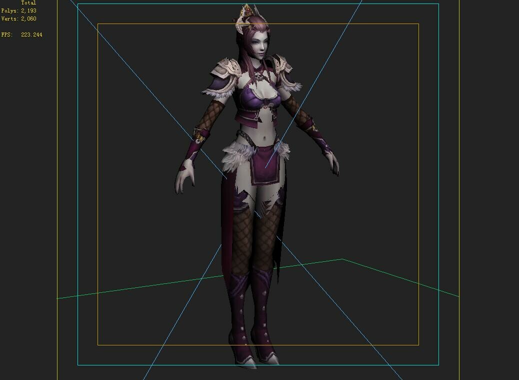 ArtStation - Cloth Ladies 01 | Game Assets