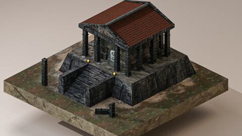 Temple 3D Model
