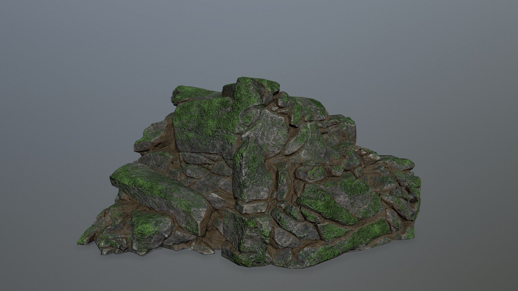 ArtStation - rocks mossy | Game Assets