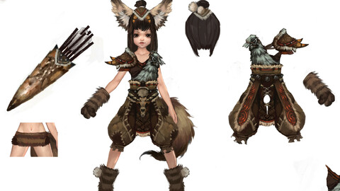 Little Fox Girl - Leather Suit 06