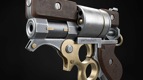 Steampunk Revolver