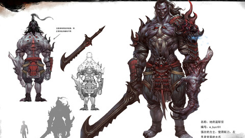 Low poly 3D Monster - Departures Officer