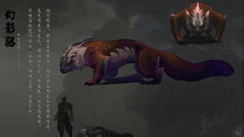 Low poly 3D Monster - Phantom