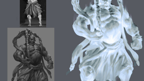 Low poly 3D Monster - Indigo Illusion