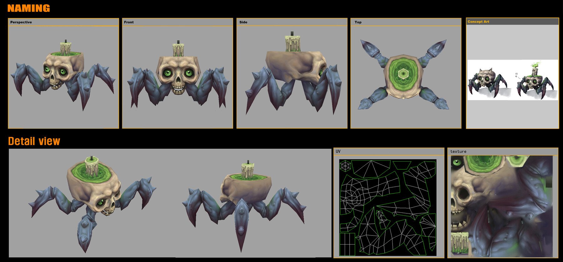 Artstation Low Poly 3d Monster Steamy Monster 02 Game Assets