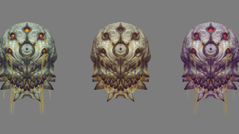 Low poly 3D Monster - Quicksand