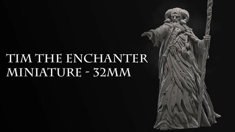 Tim the Enchanter - 32mm Miniature