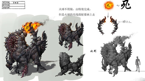 Low poly 3D Monster - Summon 01