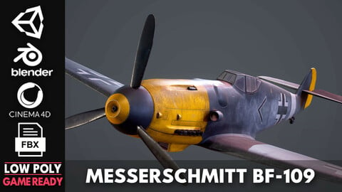 Messerschmitt  BF-109 - Game Ready