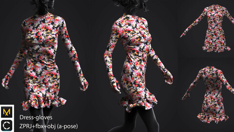 Digital  dress-gloves