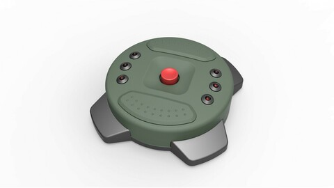 Cosplay 3D printable Magnetic Mine from the movie James Bond Goldeneye 1995
