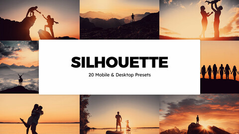 20 Silhouette LUTs and Lightroom Presets