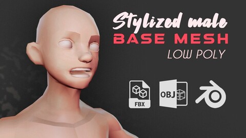 Stylized Male - Mesh Model
